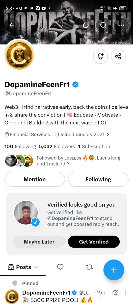Sobuj3749's tweet photo. @travladd @DopamineFeenFr1 Done legend 🤞 https://t.co/gkyirF2MBQ