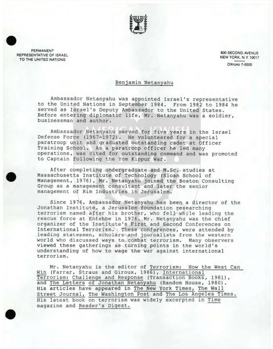 GeorgeBTonks's tweet photo. ‼️Benjamin Netanyahu & Leslie Wexner 

Before AIPAC began slithering its way through local, state, and federal elections, including every judicial branch, there was the Wexner Heritage Foundation/Wexner Foundation. The two organizations share substantial overlap in alumni, donors, and board-level personnel.​​​​​​​​​​​​​​​​​​​​​​​​​​​​​​​​​​​​​​​​​​​​​​​​​​

Leslie Wexner and Benjamin Netanyahu have worked together for decades. During the early 1980s, Chicago synagogues were used as secret meeting places for Israeli officials.

In February 1988, Jeffrey Epstein began managing the personal and business finances of Leslie Wexner.

That same month, the Wexner Heritage Foundation held a national fundraising retreat for donors in Palm Beach, Florida, titled “Models of Ethical Leadership.”

The keynote speaker at the retreat was BENJAMIN NETANYAHU.