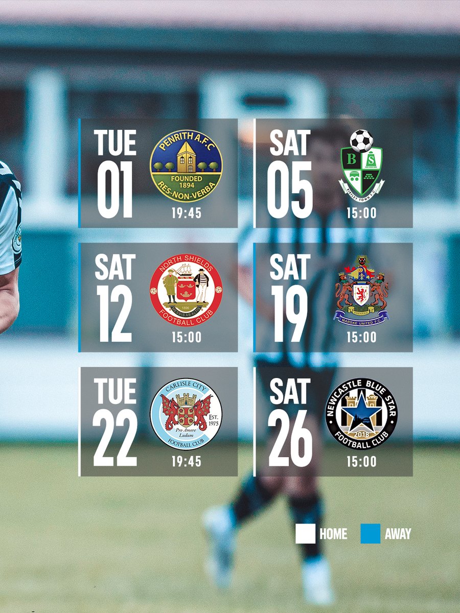evoleze's tweet photo. September fixture list graphics created for Northallerton 📋

Download this edit to edit fixture list (Fixture List # 3) for your non league sports club - LINK IN MY BIO TO DOWNLOAD 🫡 https://t.co/k9rMdZyHSO