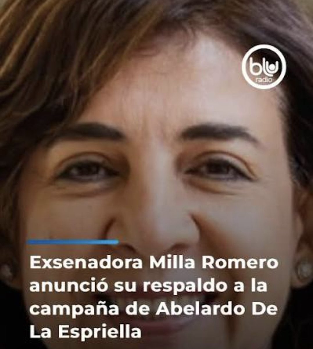 AntenaGabriel's tweet photo. Expresidente @AlvaroUribeVel  la traición sigue siendo premiada en el @CeDemocratico,La hija de Mila Romero es UTL de @juanfelipecorzo. La sra que abandonó a @PalomaValenciaL a una semana de elecciones. Disciplina de partido... https://t.co/JsDYagDZHa