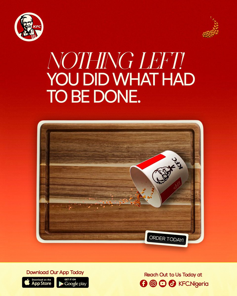 MEDU_STUDIOS's tweet photo. Good social media design isn't just about making a post look good.
It's about making the brand feel right.
For this KFC concept, we explored how a familiar brand can translate into engaging social content while keeping its visual language consistent across different creatives. https://t.co/66w0LSr86c