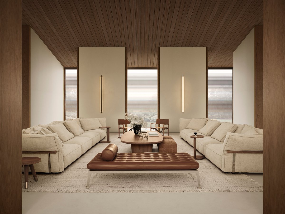 Flexform_ITA's tweet photo. Some furnishings have the quiet confidence to define an interior. The Magi daybed is one of them. Its contemporary interpretation of traditional capitonné tailoring exemplifies the artisanal expertise that distinguishes Flexform. In a world of increasing sameness, Flexform continues to champion a design culture where hand craftsmanship remains at the heart of every piece. Each creation is conceived and crafted to express enduring excellence and timeless beauty. Discover more https://t.co/p1YO1h5N3W