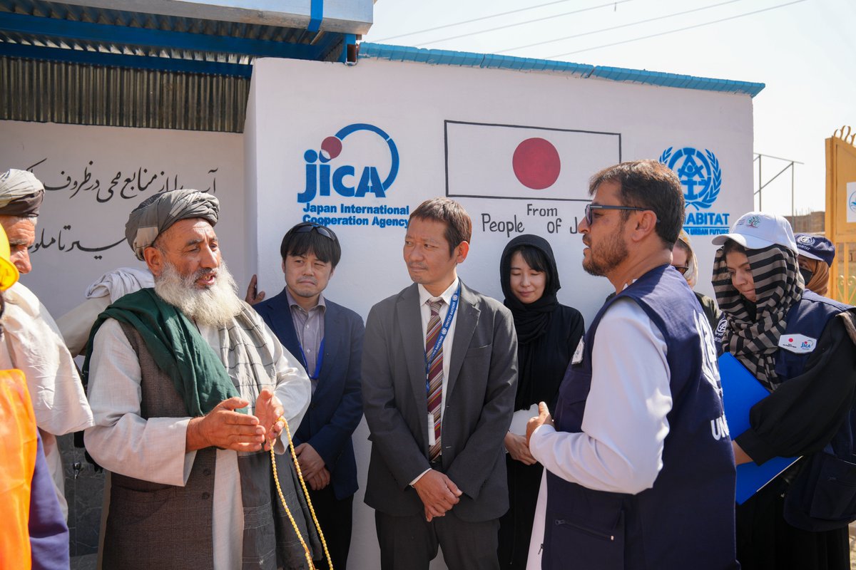 UNHabitatAf's tweet photo. Yesterday, we had the pleasure of organizing a visit for the JICA team to our project sites in Kabul's informal settlements.

With JICA’s support, UN-Habitat is improving living conditions for vulnerable communities in underserved urban areas. Grateful for this vital partnership! https://t.co/YvRTHBofod