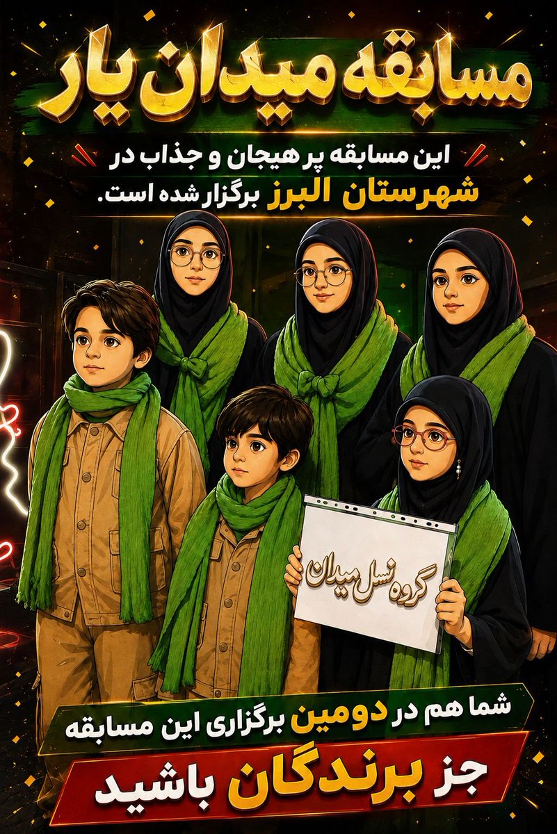 Yasy_67's tweet photo. میدان یار، 

جایزه که کنار هم بودن خودش یک قدرته..💪🏻

مسابقه داره شروع میشه...🤩

لینک ثبت نام:
https://t.co/53UsqIzofC https://t.co/pmmUAANf0p