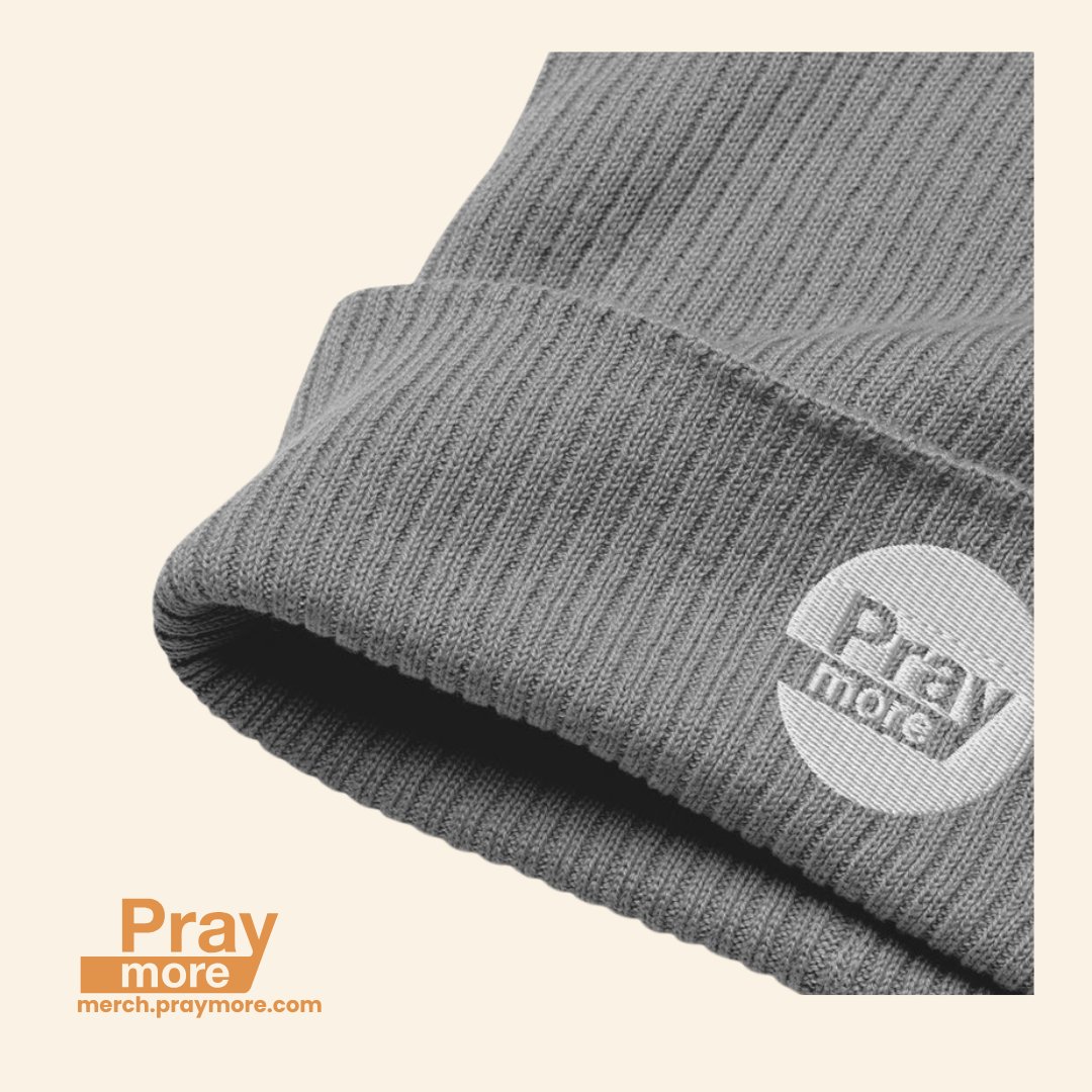 PrayMoreApp's tweet photo. We have a PrayMore beanie! Now you can stay warm whilst reminding yourself and others to pray! https://t.co/bFl4xn0Vdi #praymore https://t.co/hKjMOAsKmQ