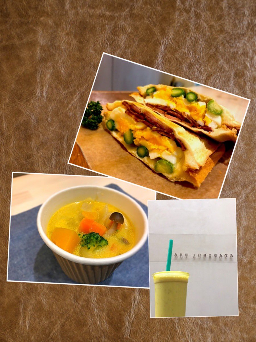 mibasyou's tweet photo. 9/4のメニュー
ホットサンド
・ABCEサンド

スープ
・パンプキンシチュー

ご来店お待ちしております
#ミバショウ #バナナジュース専門店 #ホットサンド専門店 #市ヶ谷 #四ツ谷
#アスパラ #ベーコン #エッグ #チーズ #醤油マヨ #かぼちゃシチュー #人参 #玉ねぎ #ブロッコリー #しめじ https://t.co/NwWKcSnsCD