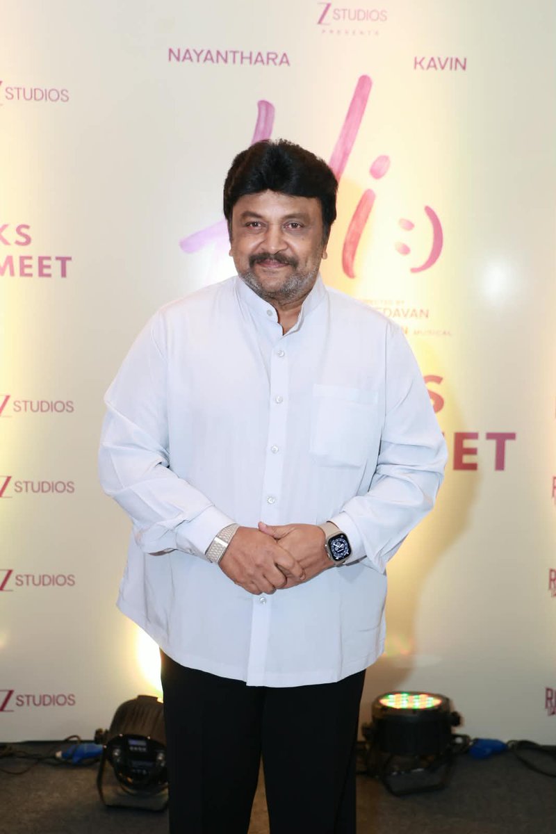 kollywoodtimes's tweet photo. A veteran presence adds more charm to the celebrations! ✨ #Prabhu sir joins the #HiThanksGivingMeet

#Nayanthara @Kavin_m_0431 @VishnuEdavan1 @JenMartinmusic
@ZeeStudios_ @zeestudiossouth @Rowdy_Pictures @7screenstudio https://t.co/7giCG9cAlq