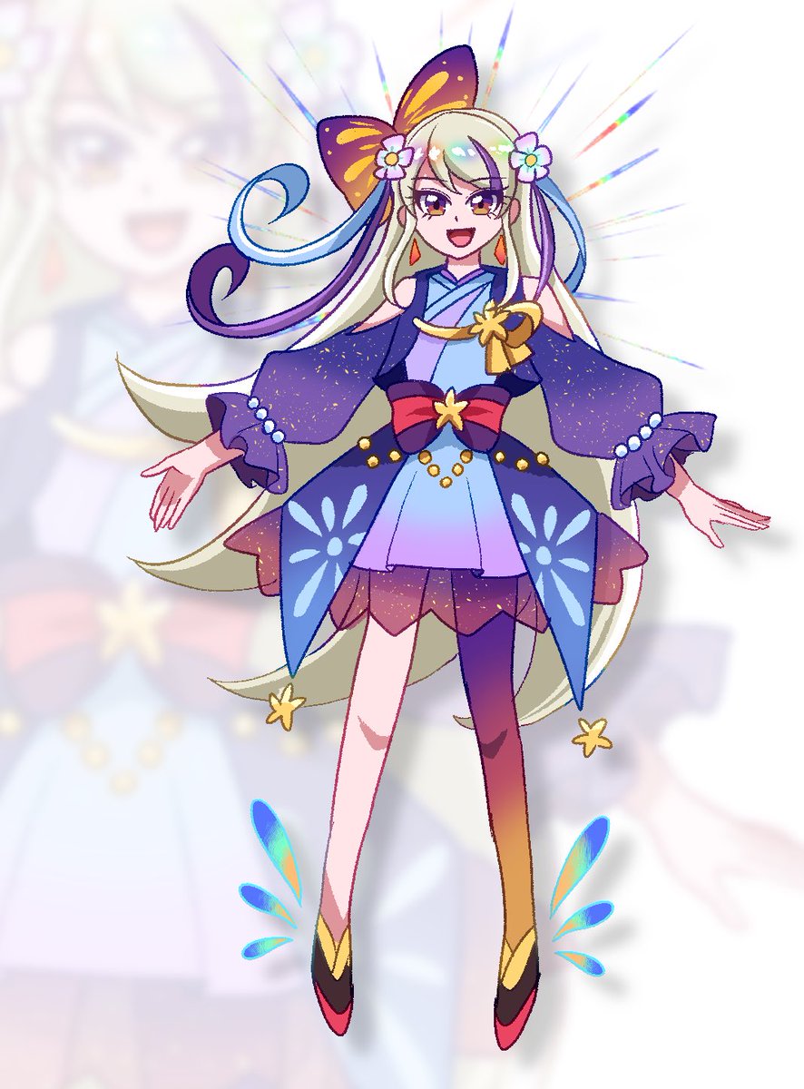 HHorn1214's tweet photo. オリキュアのキャラデザをしたかったがこれ以上増やすのは管理しきれなくなってしまうので、悩んだ結果既存キャラを雑にキュア化して遊ぶことにした　という落書き
花華きょうのちゃん　落語家になるのが夢 https://t.co/3RG0wVzcU1