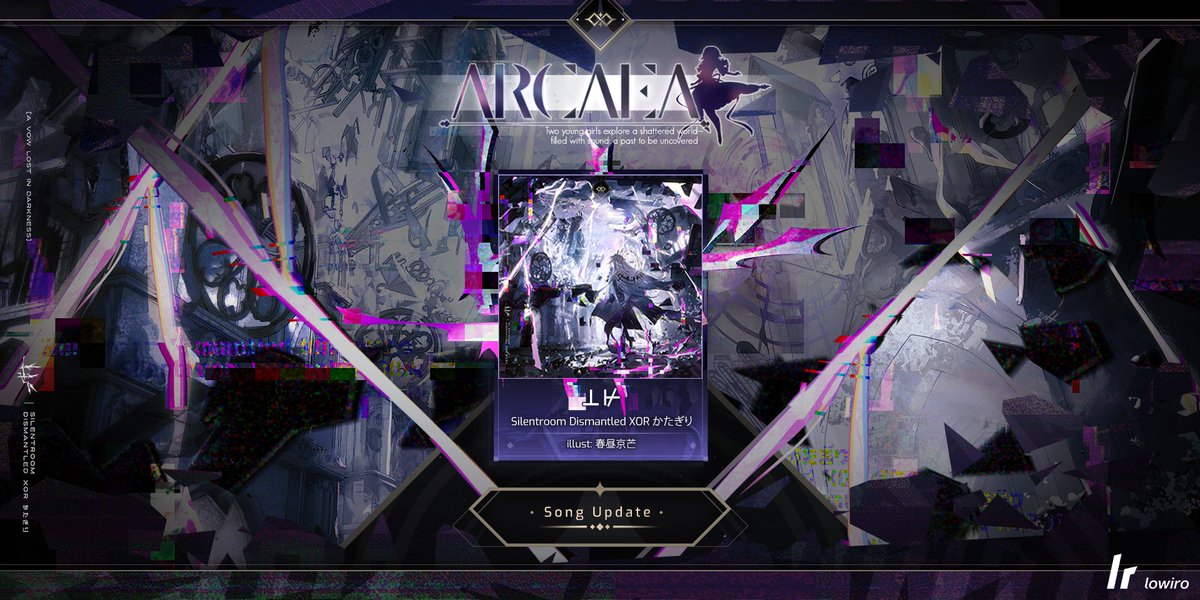 arcaea_en's tweet photo. Be at ease.

I am already here.

[ "⊥⊬" by Silentroom Dismantled XOR かたぎり ]

#arcaea https://t.co/RPvSU0coNd