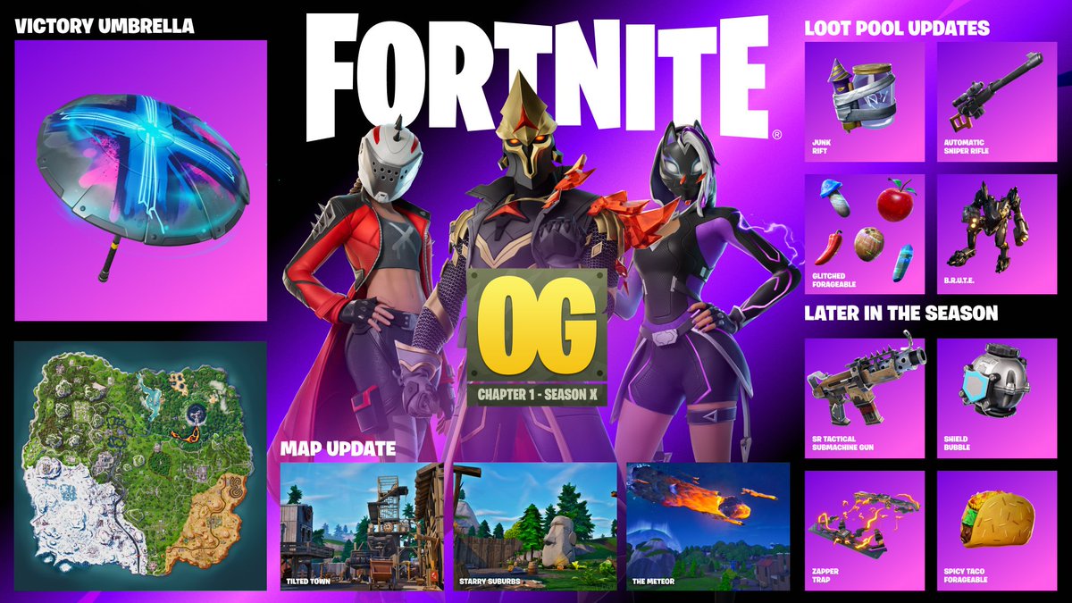 Fenryx865's tweet photo. OG season X coming soon @Fortnite #epiccreator #gamer https://t.co/9ChwYlaFHb