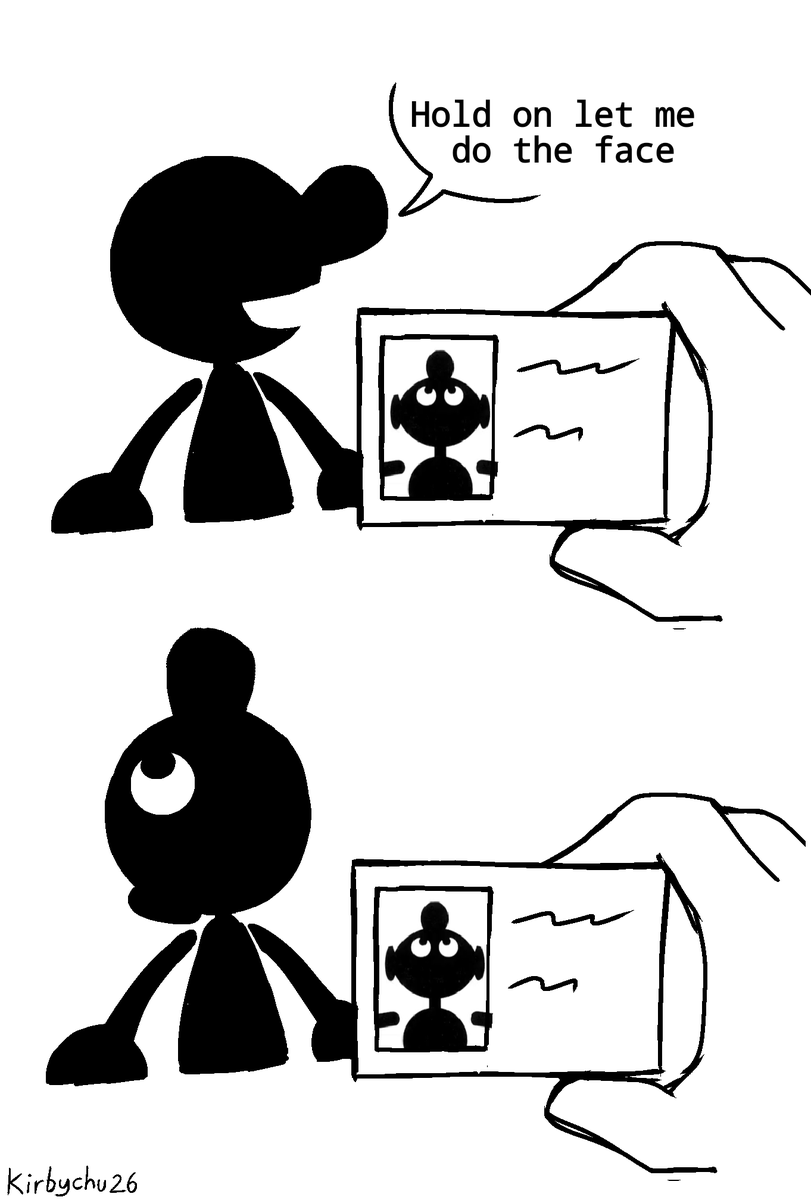 kirbychu26's tweet photo. #gameandwatch https://t.co/7SqeFMf873