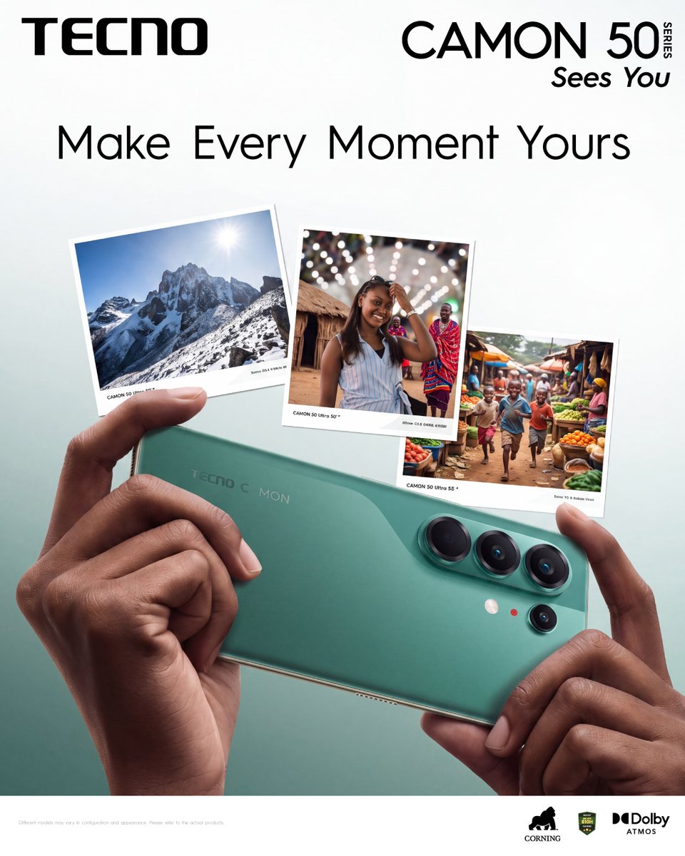 TECNOMobile254's tweet photo. Don’t just capture the moment. Own the story. 
Experience more with the CAMON 50 Series. https://t.co/u0M1FHb9GG