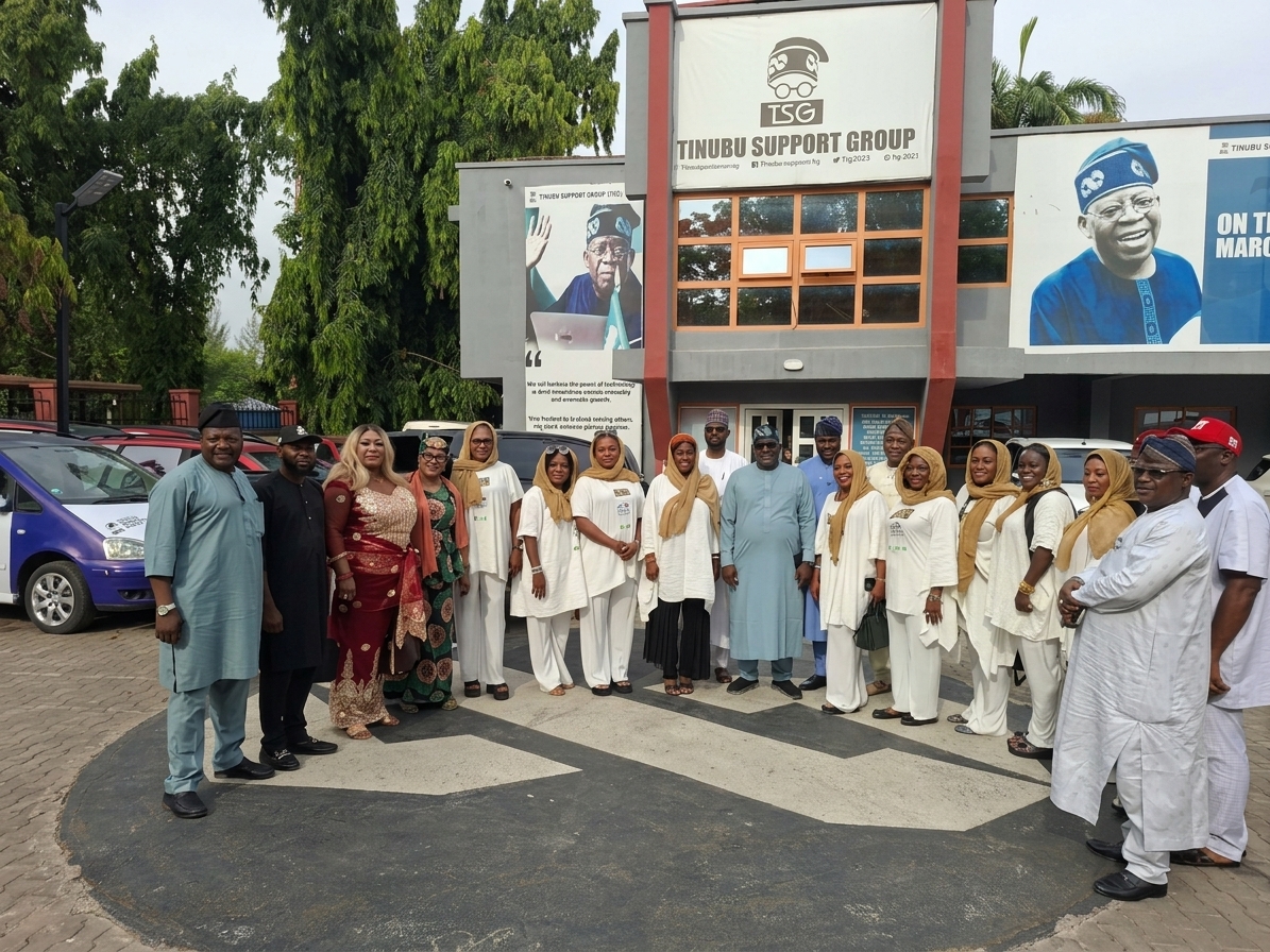 ashley_igbara's tweet photo. Standing with pride, purpose, and unwavering commitment to the Renewed Hope Agenda. 

A beautiful moment of service, patriotism, and dedication to a better Nigeria. Together, we remain focused, active, and committed to the vision of President Bola Ahmed Tinubu. https://t.co/KHnTyTT7xW