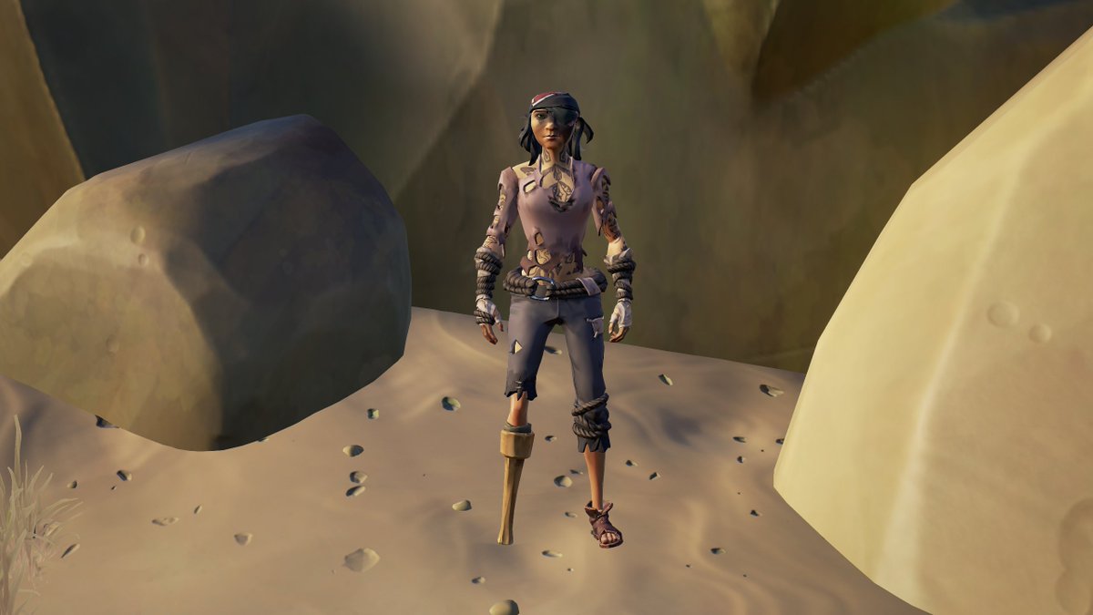 AsunaYuukiSinon's tweet photo. Theme: Castaway

Lost at sea, she must survive the unknown.

#StyleOfThieves #SeaOfThieves 
@SeaOfThieves https://t.co/yvwF6onc1T