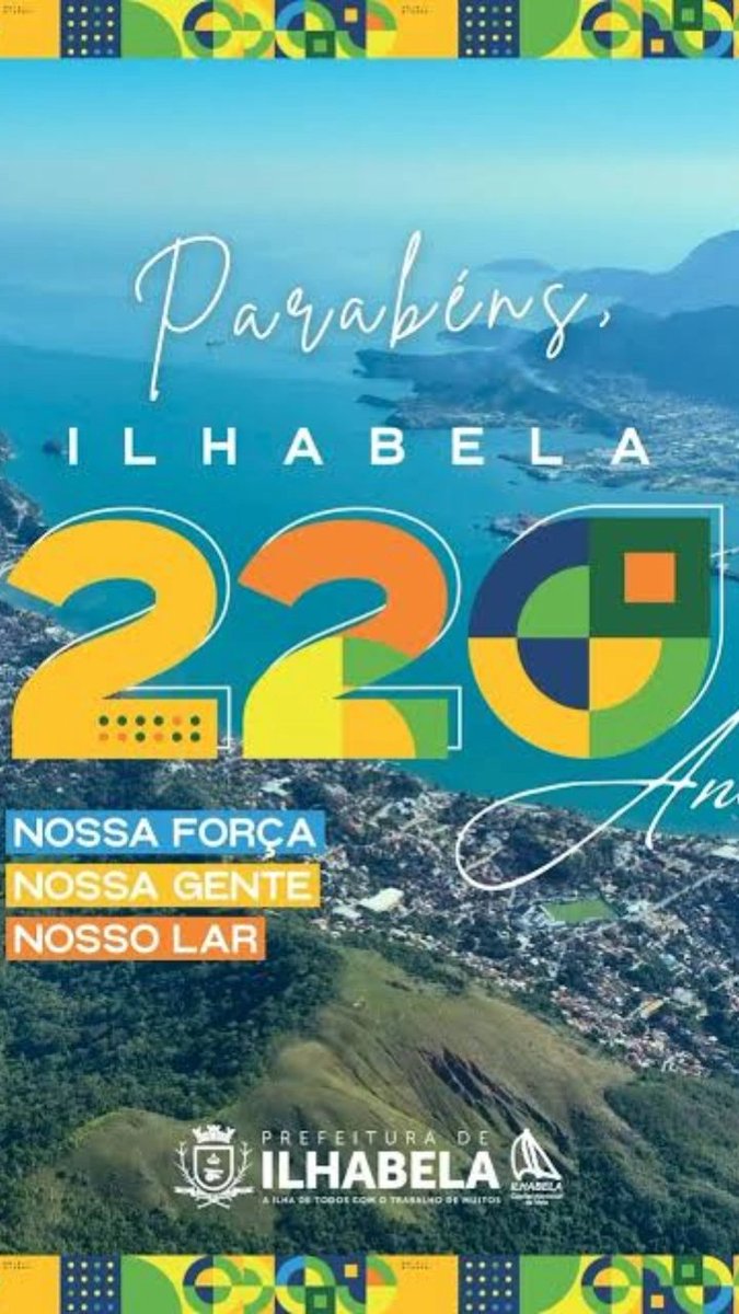JaVanderlei's tweet photo. Hoje é aniversário da cidade de Ilha Bela SP. https://t.co/QFsZRcy6Z1