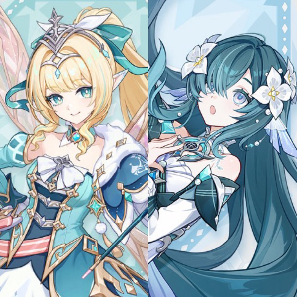 AboutSnezhnaya's tweet photo. 7.1v5 NO CHANGES! Vesna &amp; Vodyanitsa are ready to be released

#GenshinImpact https://t.co/8fewr0lxqJ