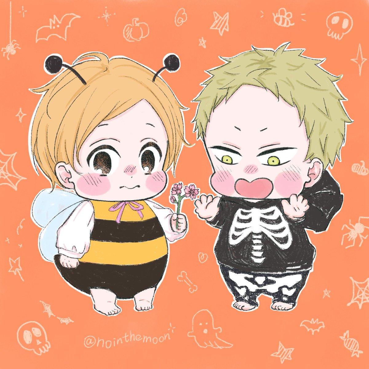 nointhemoon's tweet photo. given（学园奶爸ver.）🐝💀😆
#ギヴン #akiharu https://t.co/LtWDH3RpIx