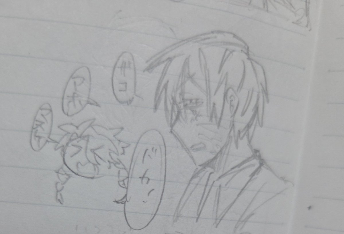 _raisero's tweet photo. カツアゲから助けてもらったときニコロは迷子だと思うけどルカさんは道教えてくれるのかな…
口頭であっちの道を真っ直ぐ行って…とかかな…万が一連れてってくれてたら優しすぎるっていう

あと成長してもニコロってレオーネくんと喧嘩するんやろか
年下相手にムキになっちゃって…

っていうらくがき https://t.co/EXo6YJ5VrK