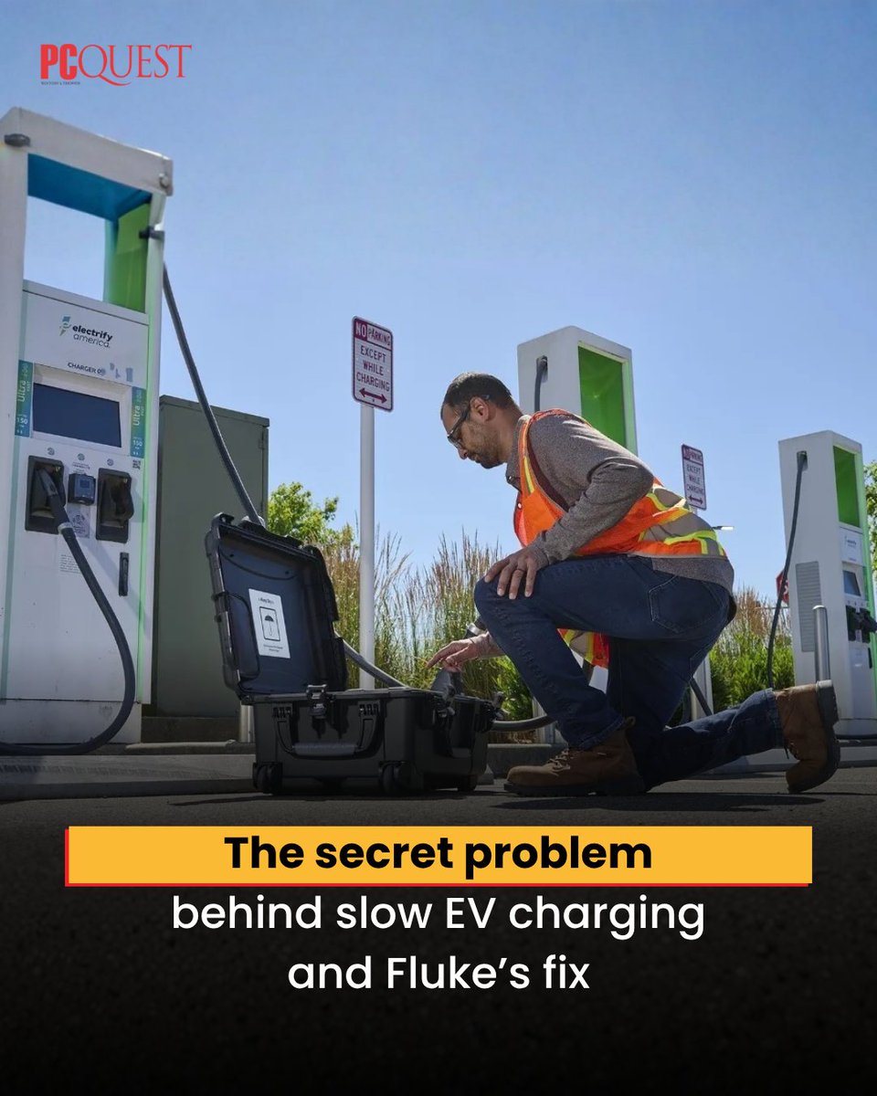 pcquest's tweet photo. Fluke FEV500

Fluke has launched the FEV500, a tool designed to test fast EV chargers, quickly spot problems, improve safety, and reduce costly downtime at charging stations.

Read more: https://t.co/DbTgWPHgsy

#PCQuest #Fluke #EVCharging #TechInnovation https://t.co/Ct64m2nsk4