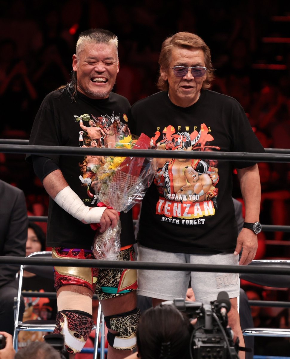 mayayanysys's tweet photo. 2026.8.15両国国技館
天山広吉選手
長州力さん
#njpw #天山広吉 #長州力 
#天山引退 https://t.co/JFl8ybvYZg