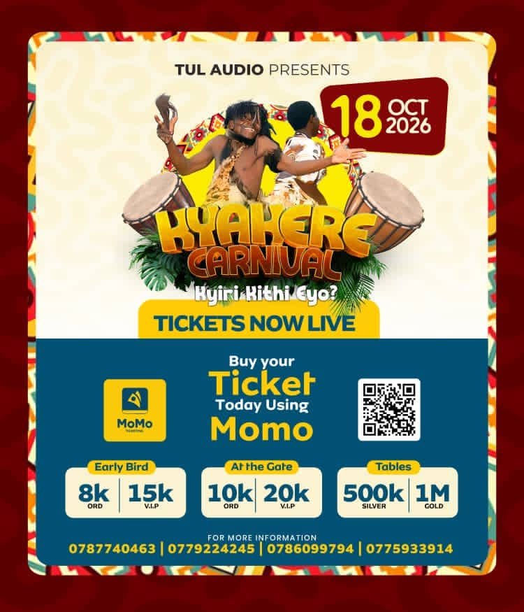 MuhindoDor15852's tweet photo. Every 18th October of every year it's a day set to celebrate young talents from @RwenzururuK, and TUL Audio Management cameup with an event that celebrates this talents that is the @KyakereCarnival which is back again this year with it's 3rd edition. https://t.co/jTB04RFYOw