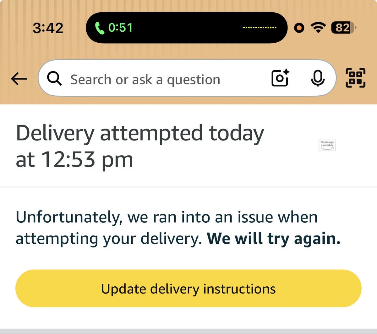 sivajithcp's tweet photo. Your delivery team is mocking the customers. They did it again. This time I didn't get any calls too @amazon @amazonIN @AmazonHelp https://t.co/Rx8nnwFkuS