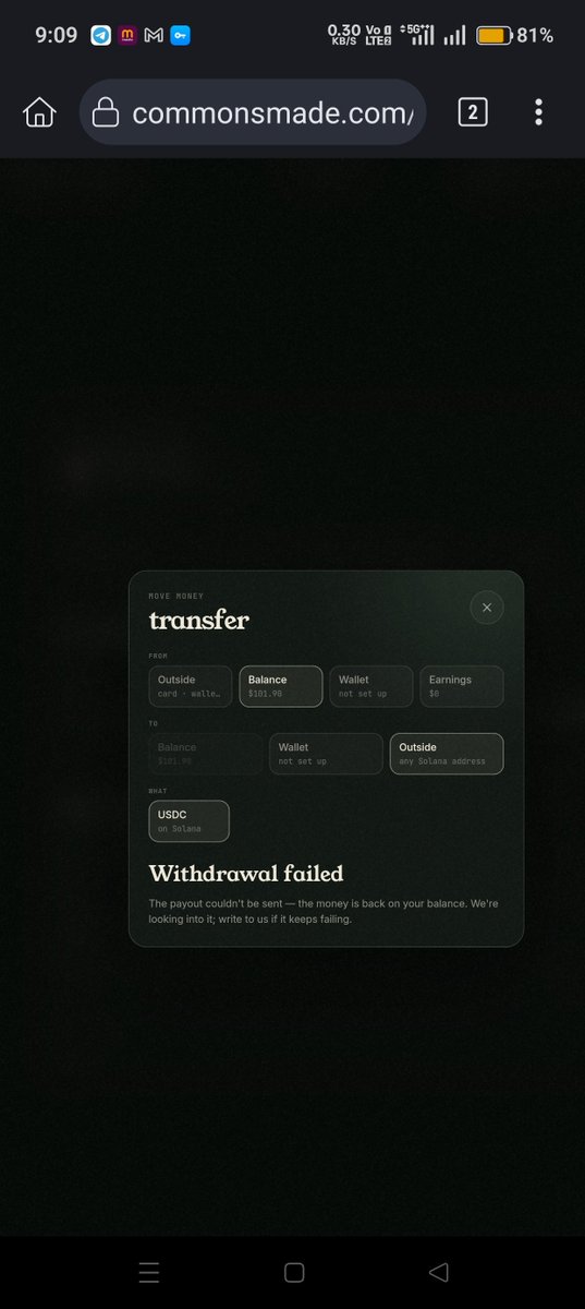 DhawaKhatri's tweet photo. @cryptokamruddin bro help me 

@Slayed_eth sir help 
@commonsmade help team 

I’m facing an issue with my funds on Commons and would really appreciate some help from the team. https://t.co/D4gYRr4uXw