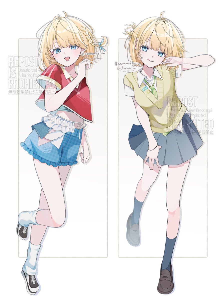 na6ki0's tweet photo. 私服×制服
commission https://t.co/3arA9uB6Z2