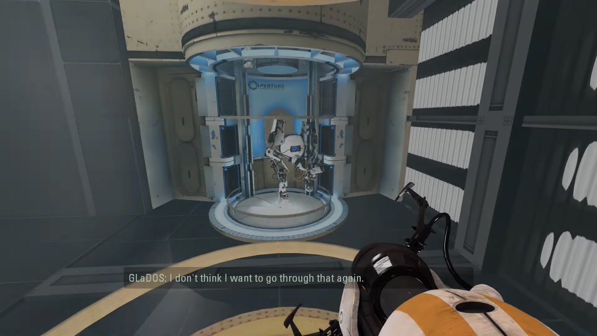 Artum_ii's tweet photo. Portal 2 Co-op is awesome because GLaDOS constantly yearns for Chell https://t.co/bJ2eN3BIgo