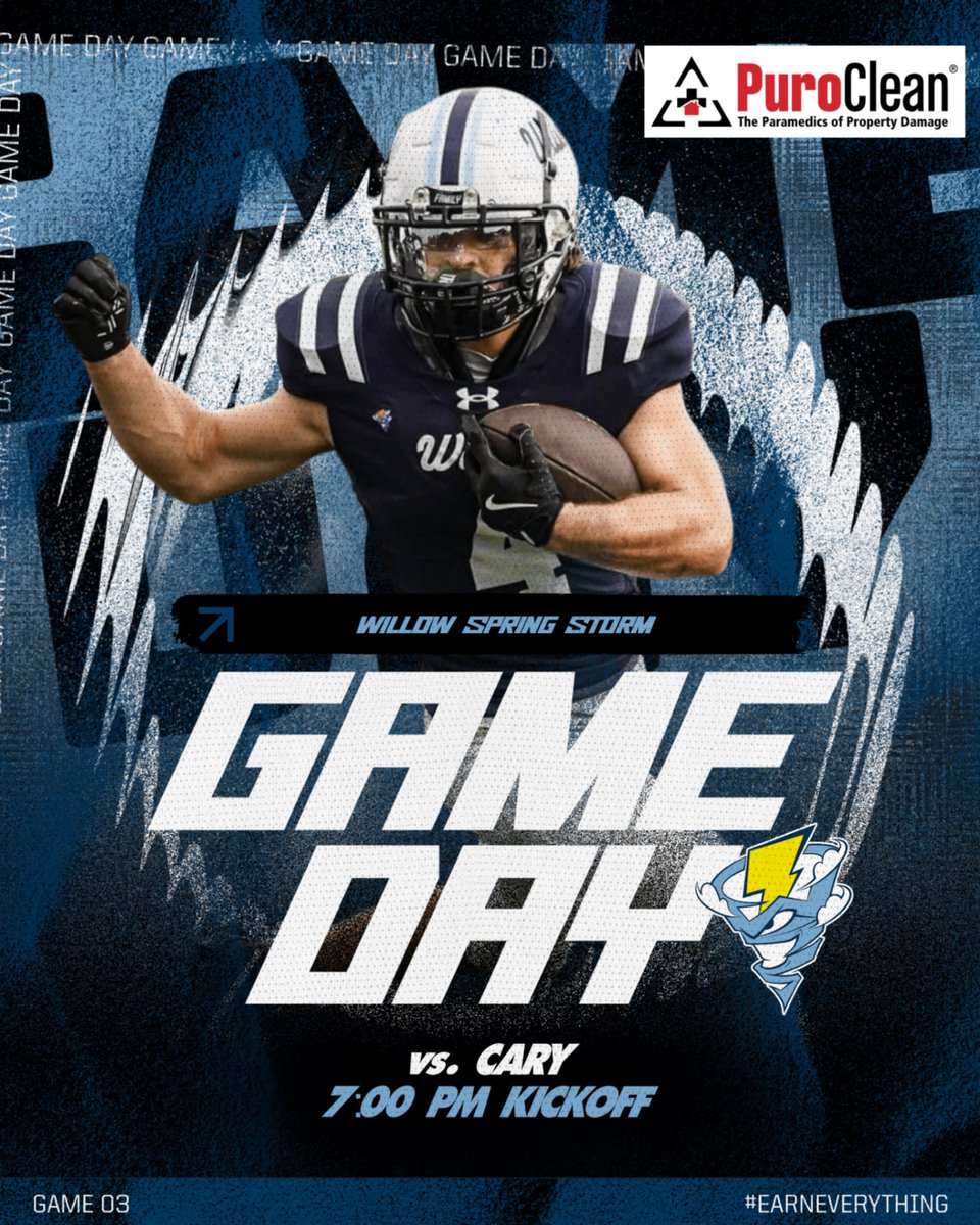 WS_Storm_FB's tweet photo. GAME. DAY.
HOME OPENER
7:00 Kickoff at The Eye
Storm Nation- Be there. Be LOUD!
#EARNEVERYTHING
#BEL1EVE | #FAM1LY https://t.co/AYHTrbuYCg