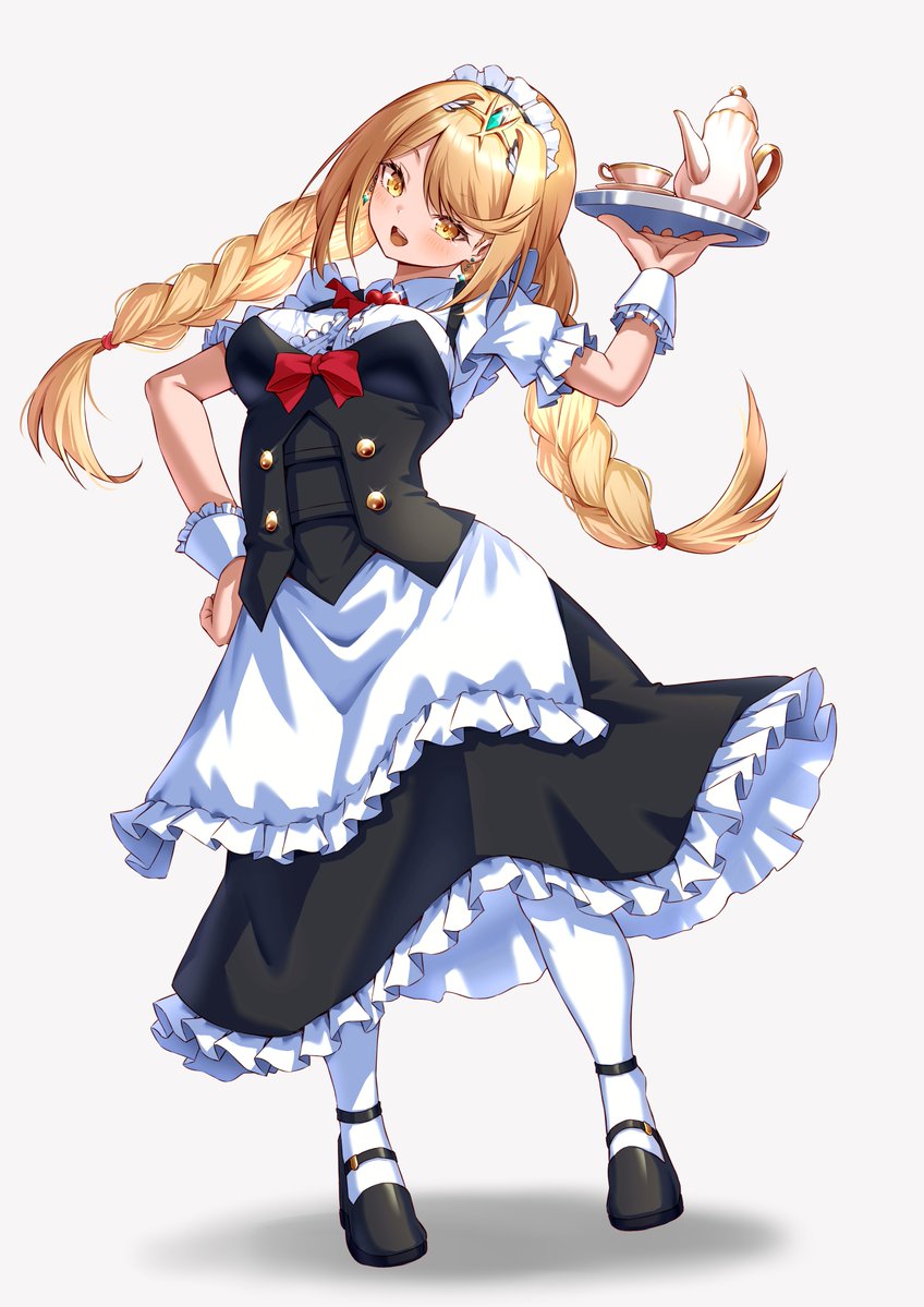 Kenichi__art's tweet photo. ヒカリ　メイドスタイル
#ゼノブレイド2 https://t.co/pFCBGygdnV