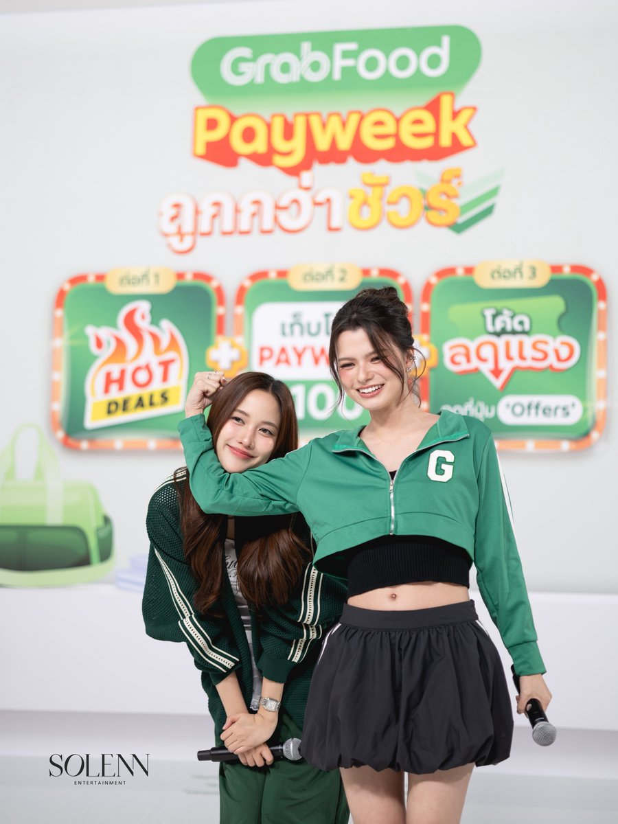 Solenn_Ent's tweet photo. 💚✨
FREENBECKY WITH GRABFOOD
#GrabFoodถูกกว่าชัวร์xฟรีนเบคกี้
#solennEntertainment #srchafreen https://t.co/72Cw9HW201