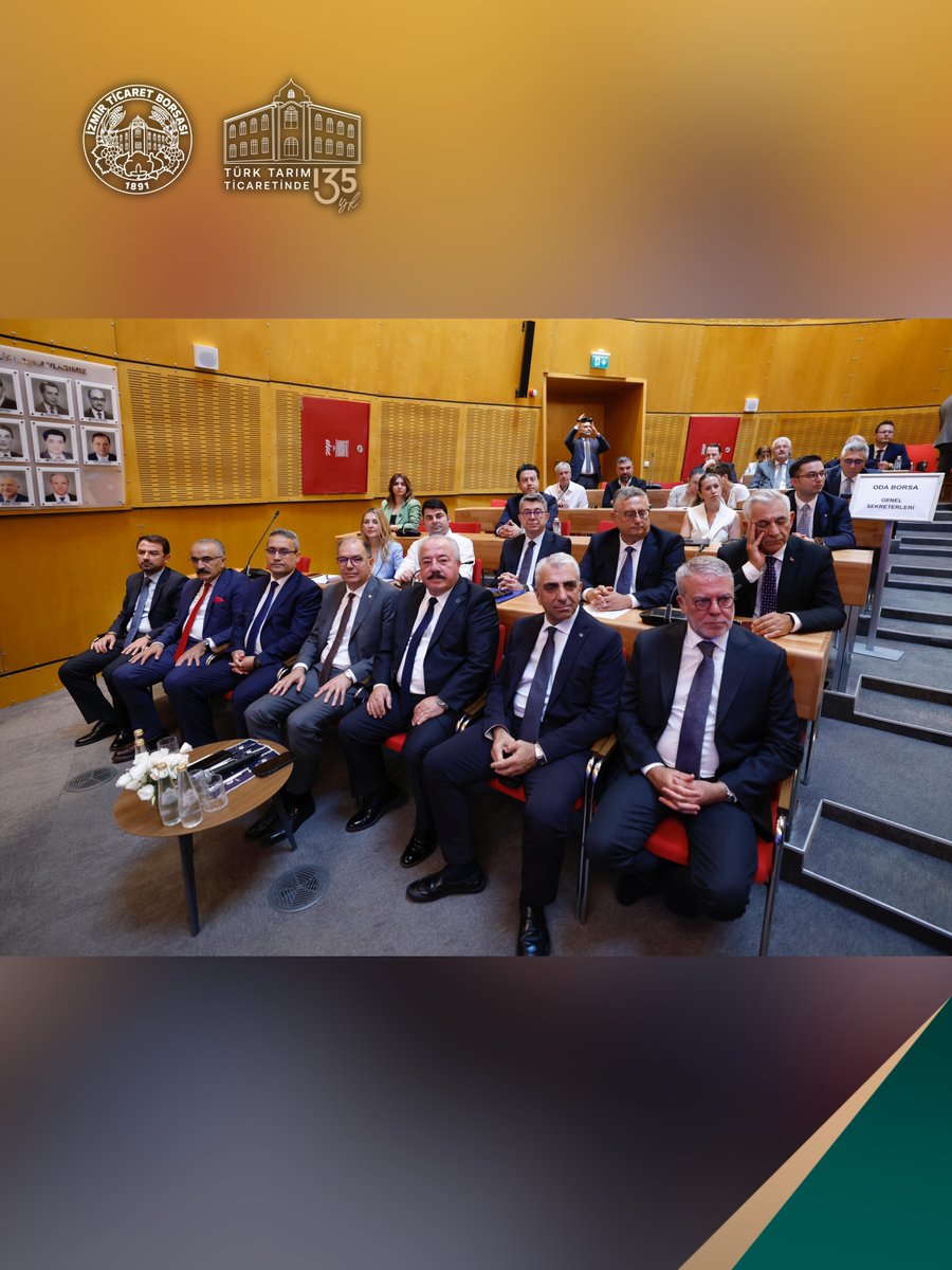 izmirticborsasi's tweet photo. Türkiye Odalar ve Borsalar Birliği’ne (TOBB) bağlı İzmir’deki Oda ve Borsaların Yönetim Kurulları Ortak Toplantısı, Ege Bölgesi Sanayi Odası’nın (EBSO) ev sahipliğinde, Borsamız Yönetim Kurulu Başkanı Işınsu Kestelli, İzmir Ticaret Odası (İZTO) Yönetim Kurulu Başkanı Mahmut Özgener ve EBSO Yönetim Kurulu Başkanı Ender Yorgancılar’ın başkanlığında gerçekleştirildi.
Toplantıya Borsamızı temsilen Meclis Başkanımız Ömer Gökhan Tuncer, Yönetim Kurulu Başkan Yardımcılarımız Ercan Korkmaz ve Bülent Uçak, Yönetim Kurulu Üyelerimiz Güngör Şarman ve Sonnur Kırmızıoğlu katıldı.
#İzmirTicaretBorsası #İTB
