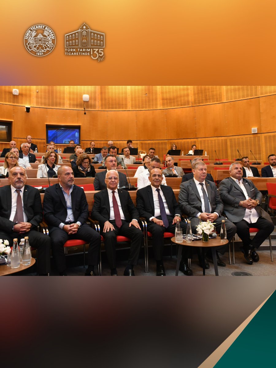 izmirticborsasi's tweet photo. Türkiye Odalar ve Borsalar Birliği’ne (TOBB) bağlı İzmir’deki Oda ve Borsaların Yönetim Kurulları Ortak Toplantısı, Ege Bölgesi Sanayi Odası’nın (EBSO) ev sahipliğinde, Borsamız Yönetim Kurulu Başkanı Işınsu Kestelli, İzmir Ticaret Odası (İZTO) Yönetim Kurulu Başkanı Mahmut Özgener ve EBSO Yönetim Kurulu Başkanı Ender Yorgancılar’ın başkanlığında gerçekleştirildi.
Toplantıya Borsamızı temsilen Meclis Başkanımız Ömer Gökhan Tuncer, Yönetim Kurulu Başkan Yardımcılarımız Ercan Korkmaz ve Bülent Uçak, Yönetim Kurulu Üyelerimiz Güngör Şarman ve Sonnur Kırmızıoğlu katıldı.
#İzmirTicaretBorsası #İTB