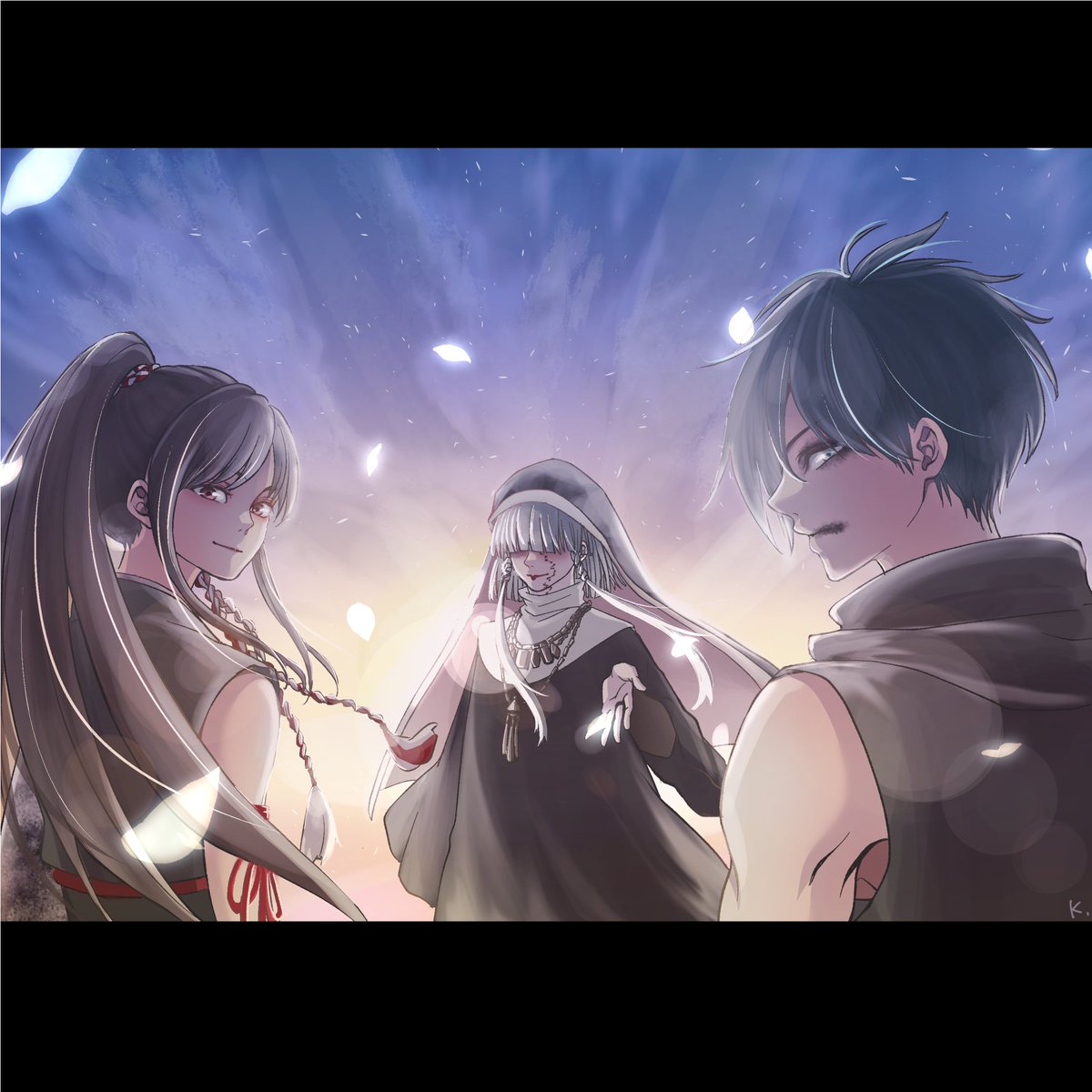 k_wn_01's tweet photo. コノハはEPで聞いた瞬間から好きで、転生曲と知ってさらに好きになり当時しばらくコノハのことばっかり考えてた🍃
(ものすごく過去絵) https://t.co/TmbdqBcA8j