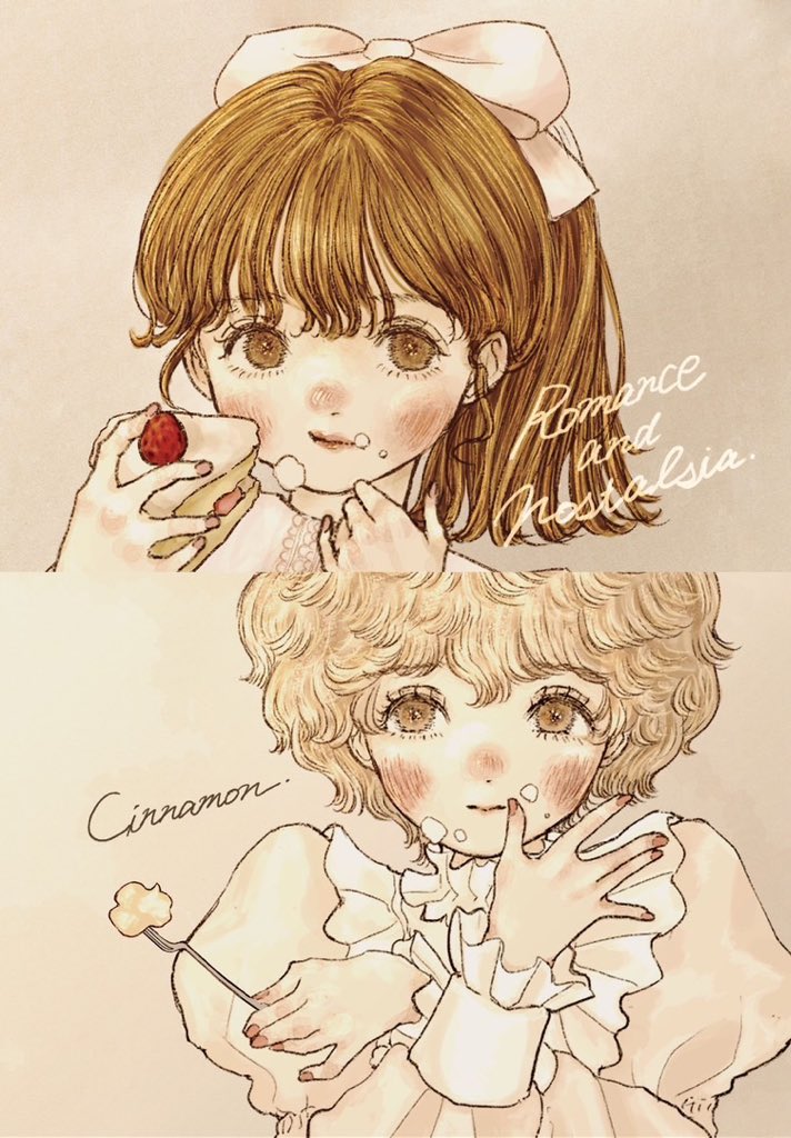 xxx_nyoloco's tweet photo. #9月になったのでフォロワーさんに自己紹介しようぜ

紅茶に焼き菓子、午後のときめき🫖🍰🥄
甘い匂いがしそうな、レトロな女の子たちを描きます💐🐇 https://t.co/HnqXyWyCYD