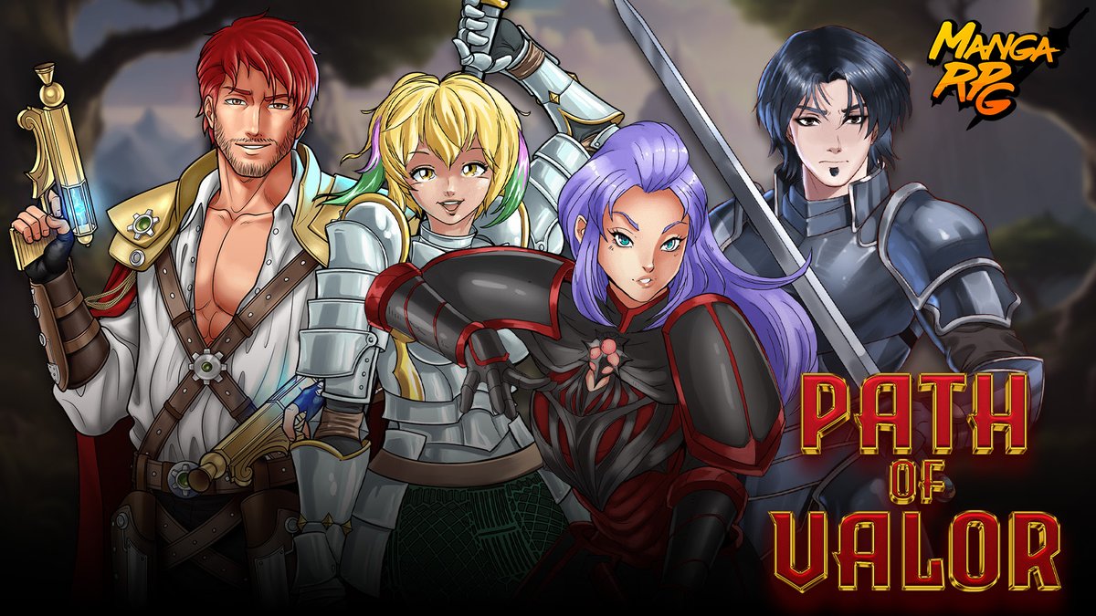 MangaRPG_game's tweet photo. Be a true Hero and walk the Path of Valor to win the trust of new warriors! https://t.co/ZnofznuYId
