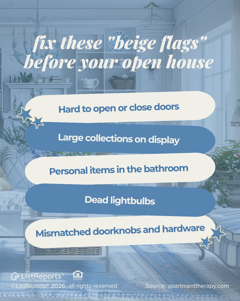 JpoidomaniJ's tweet photo. When you’re preparing for an open house, even the little details can shape how buyers experience your home. 🏡 A few simple fixes can help your space feel more polished, cared for, and ready to make a great first impression. Thinking about selling? Send me a message https://t.co/Vte3P9ngud