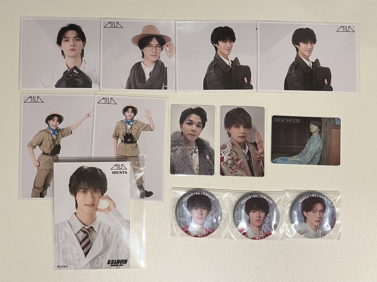 rr_jin_t's tweet photo. EBiDAN 交換 Museum POPUP 缶バッジ トレカ ポストカード 両面 入場特典 ブロマイド 生写真 くじ M!LK ワンエン

譲　カイ 佐野 塩﨑 曽野 山中 髙田 飯島 古川 伊藤 HAYATO NAOYA TETTA EIKU 小泉 KEVIN TAKUYA MORRIE 阿久根 中村 武田 森田

求　吉田、REI ＞長野
　　同種＞異種

郵送のみ https://t.co/kbPSB1DOFK
