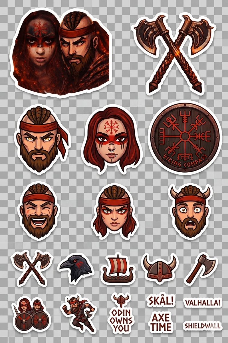 laminionvikinga's tweet photo. Se hacen #stickers personalizados para tu canal #twitch #youtube #kick o incluso #whatsapp #precios #economicos también carteles para tus #stream #sorteos ... lo que necesites #preguntasincompromiso @rambodehacendao ya tiene los suyos
#vikings https://t.co/aUtASOqZH0