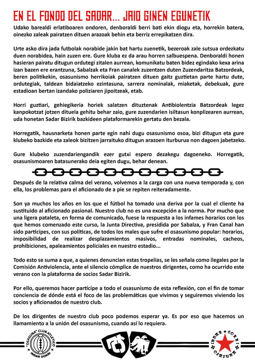 19IndarGorri87's tweet photo. EN EL FONDO DEL SADAR… JAIO GINEN EGUNETIK https://t.co/HZwqOuSZ4J
