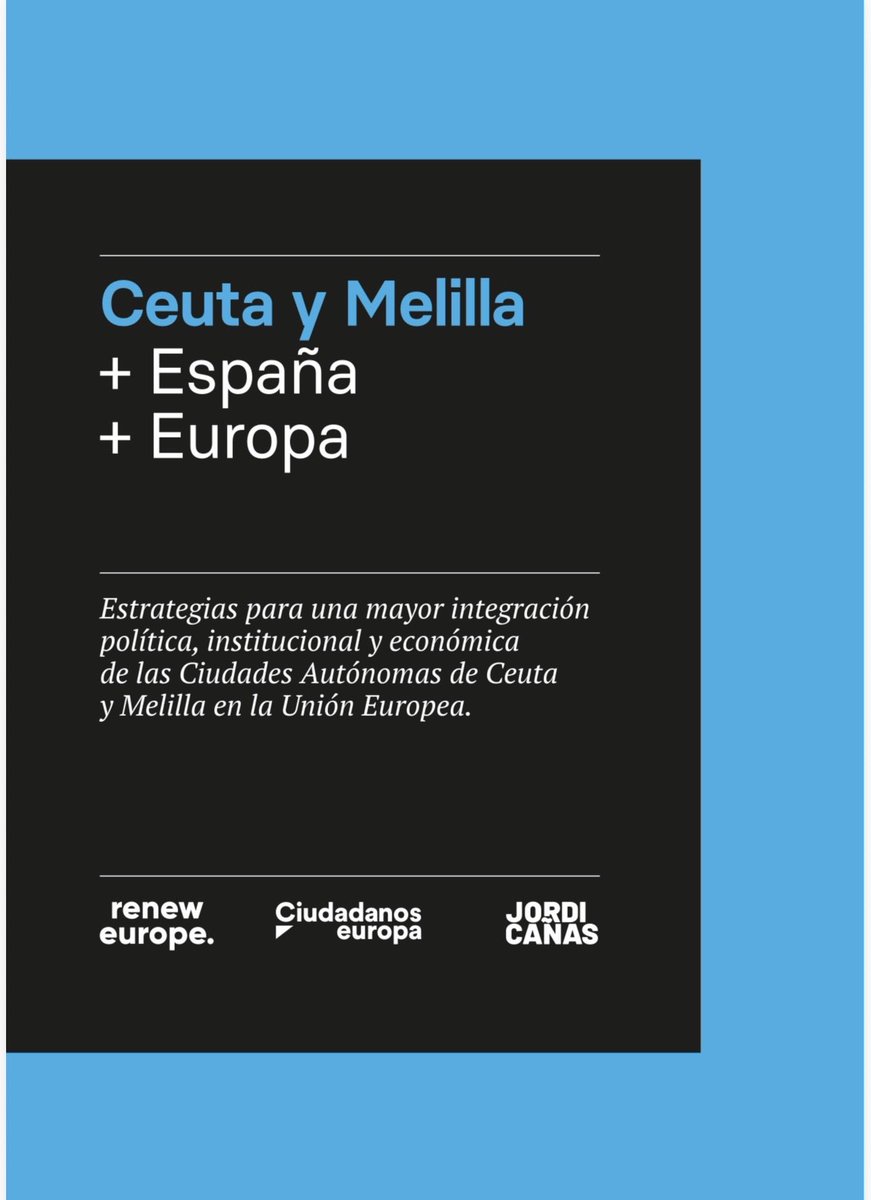 jordi_canyas's tweet photo. Hoy Sánchez ha propuesto integrar Ceuta y Melilla en la Unión Aduanera y pedir su reconocimiento como región ultraperiférica.
En 2022, como eurodiputado, publiqué un informe que analizaba estas medidas: pros, contras y el procedimiento normativo para llevarlas a cabo.

Hilo 🧵1/8 https://t.co/BbYqu5dFAZ