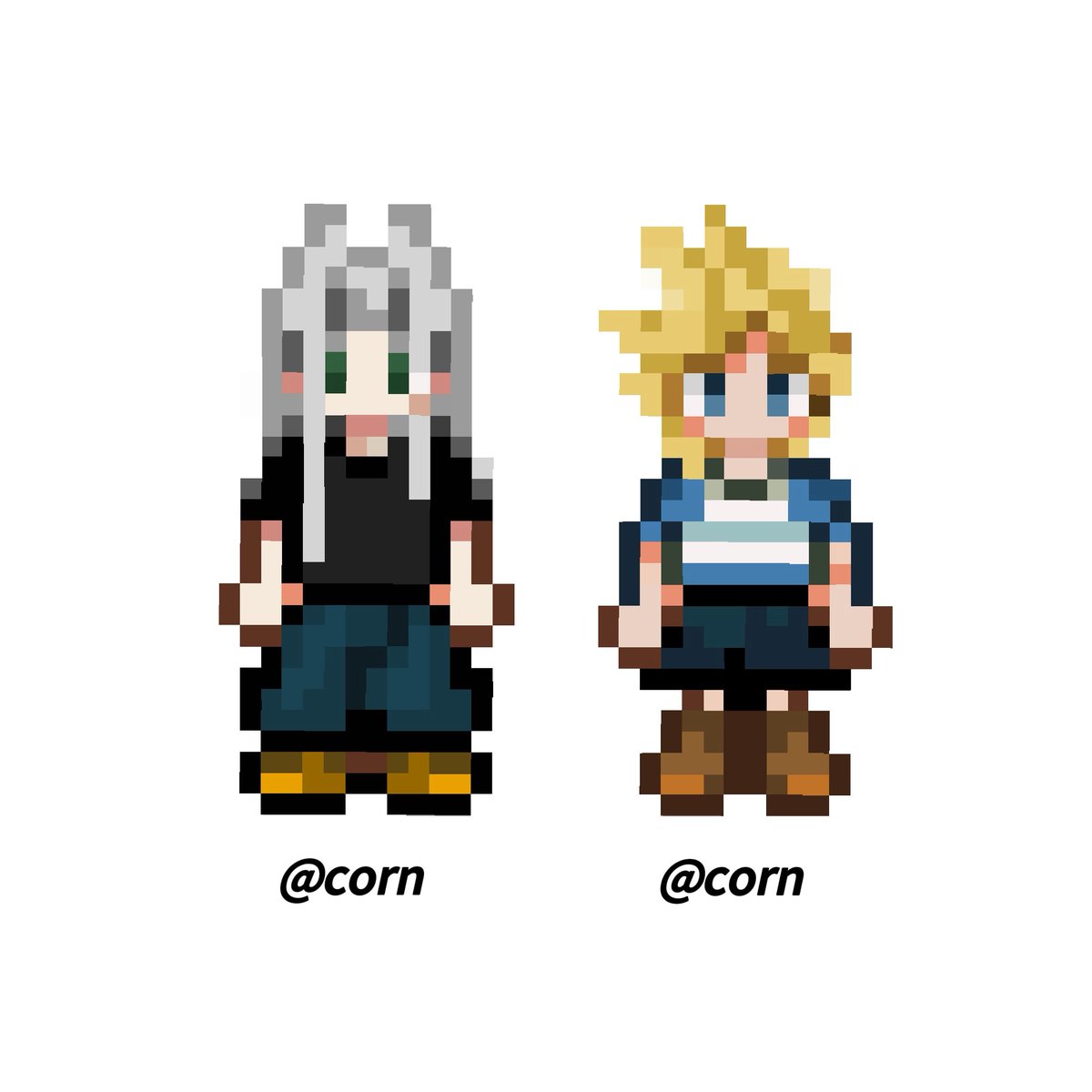 BoonCorn's tweet photo. #sefikura #セフィロス #ff7 #sc 
星露谷像素版的sc https://t.co/GqM4fqvUqT