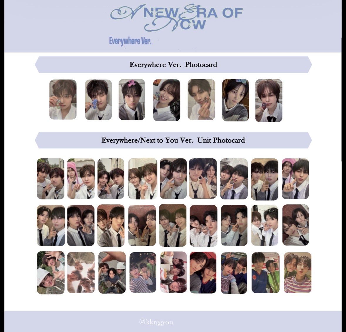 kkrggyon's tweet photo. AEN 『A NEW ERA OF NOW』
- Photocard Template | トレカ一覧｜포카 리스트

ご自由にお使いください🎶🎶
#AEN #ANEWERAOFNOW #에이엔 #エイエン https://t.co/G3p07kuwAI