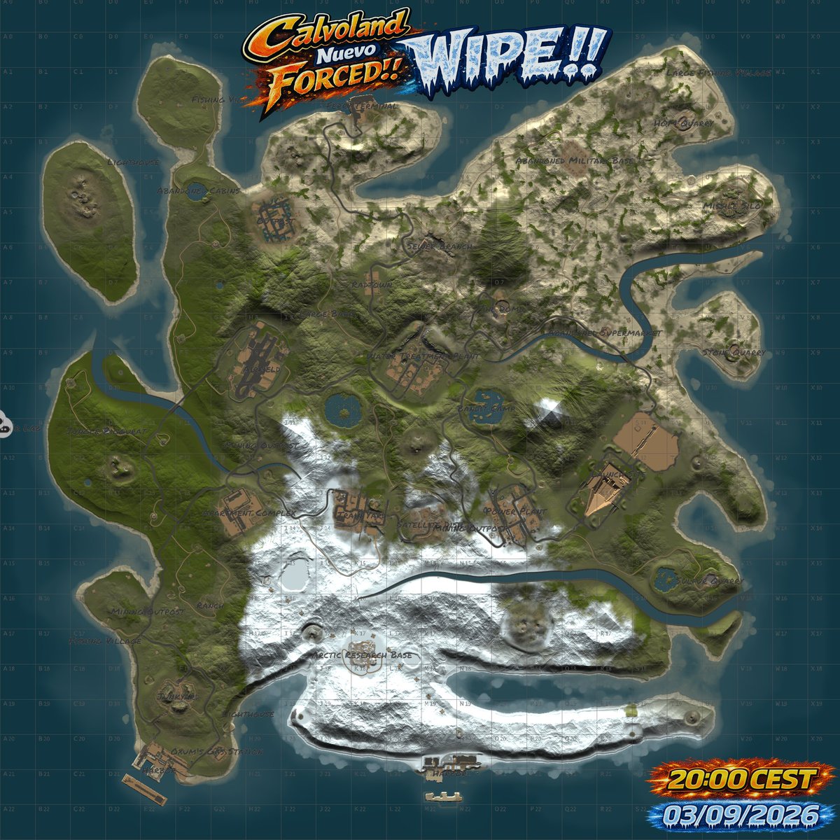 Calvoland's tweet photo. 🏴☠️ WIPE FORZADO🏴☠️
🚨 UPDATE "BREACH AND CLEAR" 🚨
📣Mapa:Procedural,Tamaño:3500🌍
🔌IP Server: client.connect 202.36.95.45:21396📡
🏗 https://t.co/q7EqkNXF4o 🚧
#calvoland #Playrust #rustpc #Gameplay #rustserver #rustgameplay https://t.co/zgZxe9SXoy