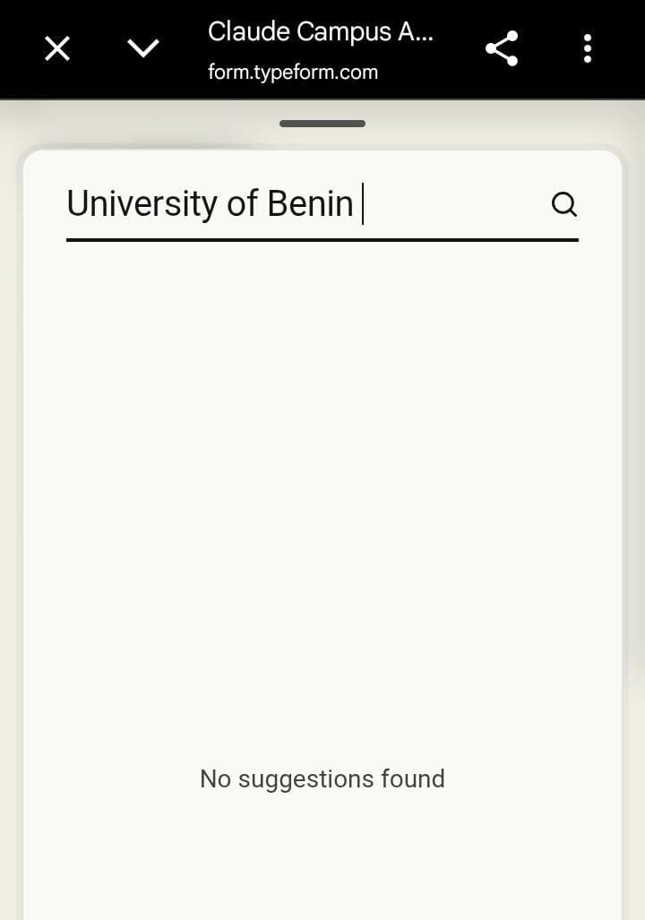 Onboardwithpong's tweet photo. Hi @claudeai you left out one of the biggest university in West Africa https://t.co/CyL31i3q3J