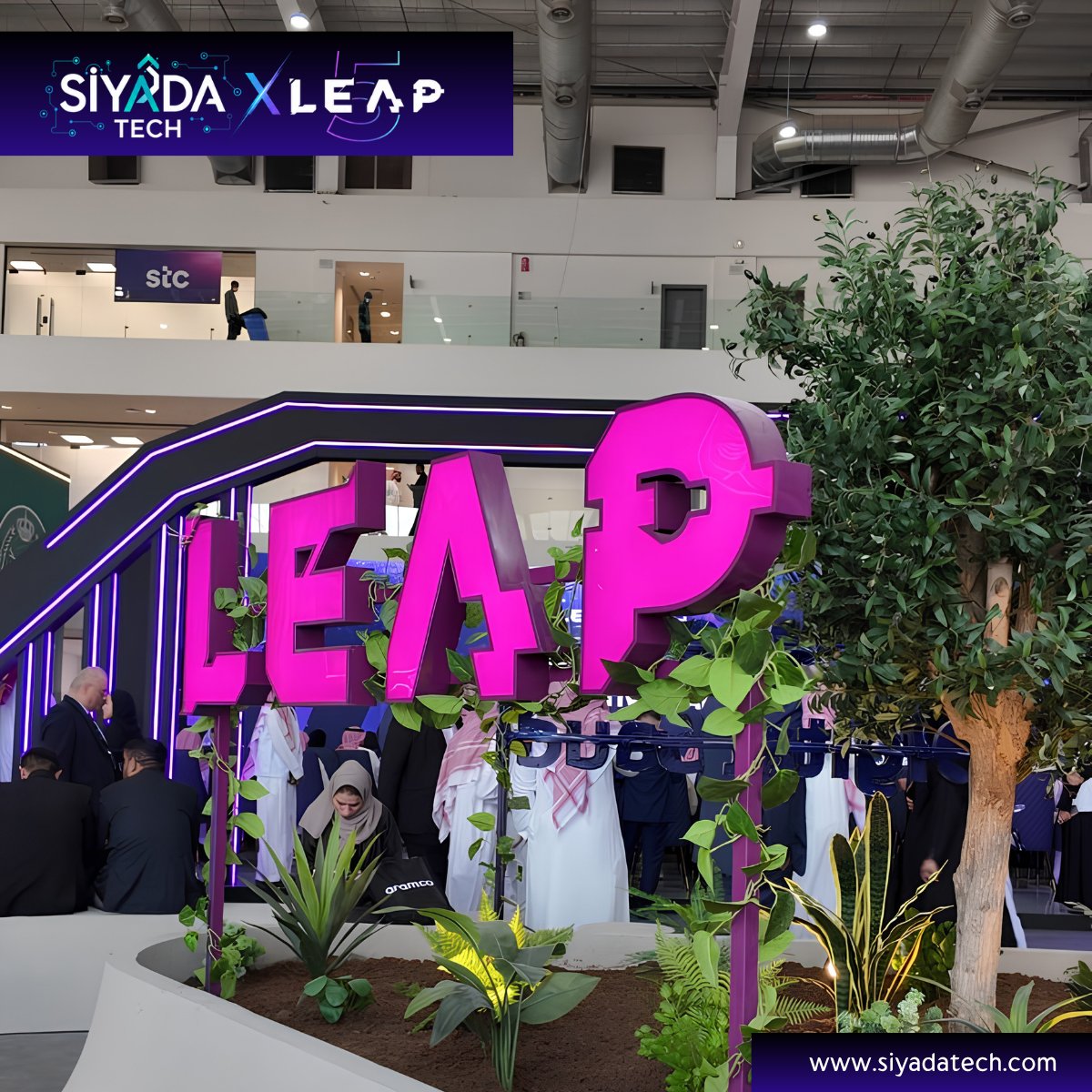 SiyadaTech's tweet photo. That's four days at LEAP 2026 in Riyadh done 🇸🇦

Thank you to everyone we met on the floor. The takeaway: the market has moved past "should we adopt AI" to "how do we get it into production."

Show's over. The building isn't 👇

🔗 https://t.co/0WpCYIcwCy

#LEAP26 #SiyadaTech https://t.co/BB66Ka1SNw