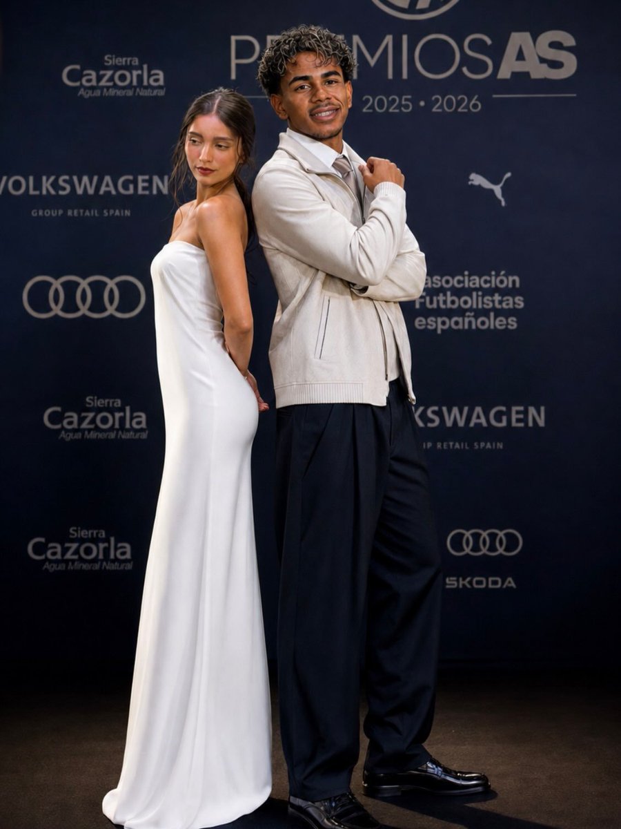 LexstarMobile's tweet photo. Lamine Yamal Won The Top Player Honor 
For The 2026 Season at The 5th Annual Association Of Spanish Footballers (AFE) Awards Gala Held On September 1, 2026, in Madrid . With Anes Garcia 
At : Spanish Footballers' Associatior AFE) Awards .. https://t.co/KZAQZcjmJI