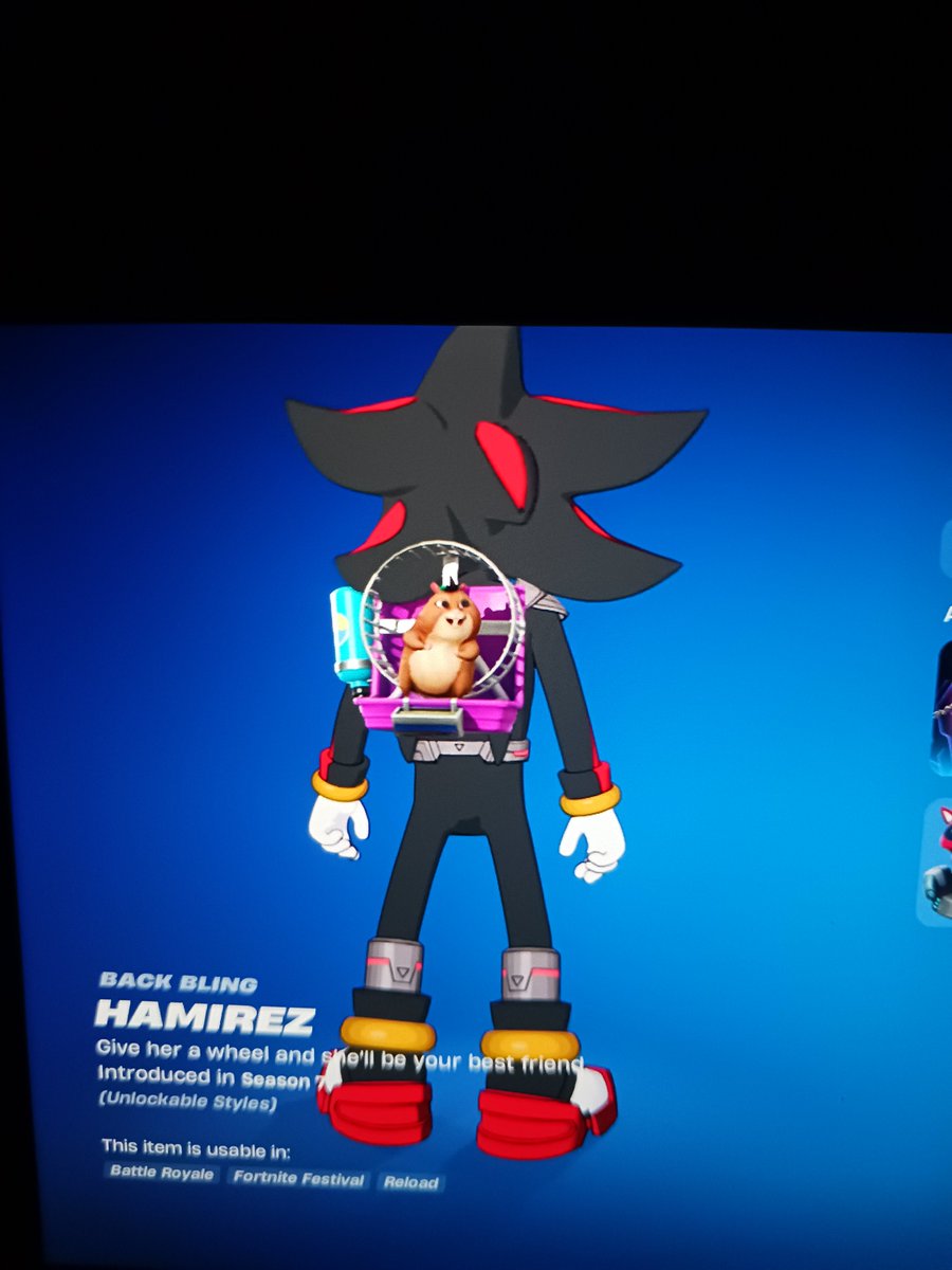 HarryPrak54056's tweet photo. Free if you own the OG Hamirez Pet Back Bling New Hammy Sidekick Pet Hamster 
#Fortnite #Hammy #Sidekick #Pet #Hamster https://t.co/HPVnnCpZJN