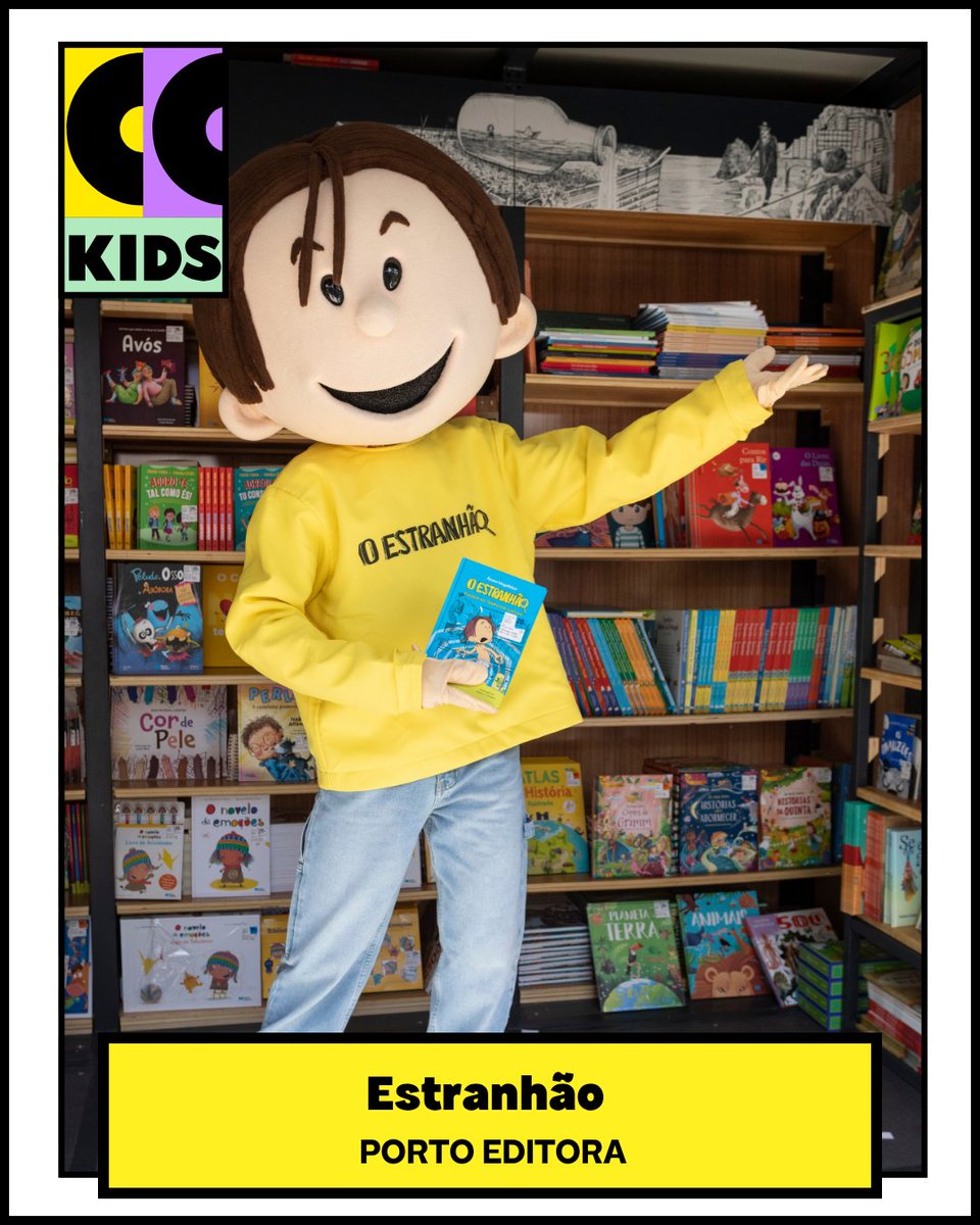 ComicConKids's tweet photo. 🎨 Marcadores, personagens e muita diversão!
A Porto Editora traz um mural de pintura e as mascotes do Coelho Vs Macaco 🐰🐵 e do Estranhão à Comic-Con Kids! 📚

🎟️ Garante já a tua entrada: https://t.co/V04opCsiq4

#comicconkids #cckids #portoeditora #halloween #coelhovsmacaco https://t.co/dVB2yc2OYA